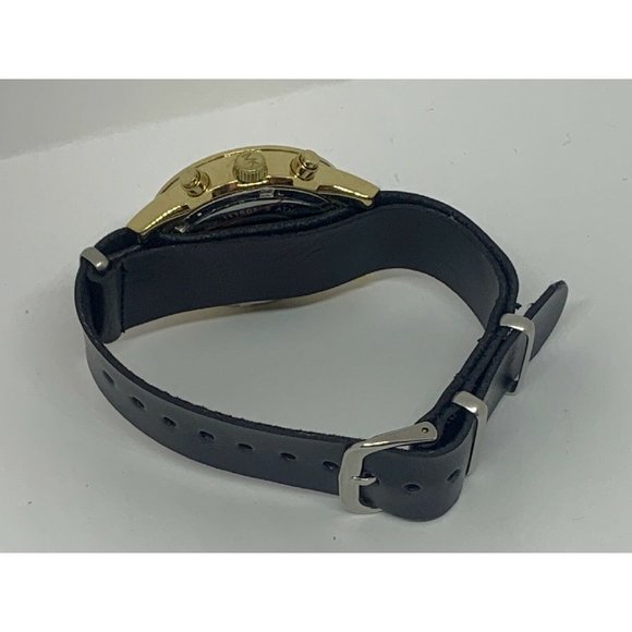 Michael Kors MK6328 Women Black Leather Analog Gol main image 7